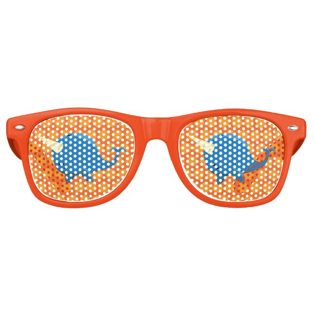 Narwhal flottant - Lunettes de fête (Devant)