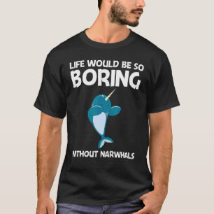 Narwhal for Men Narwhale Sea Einhornfisch Wh T-Shirt