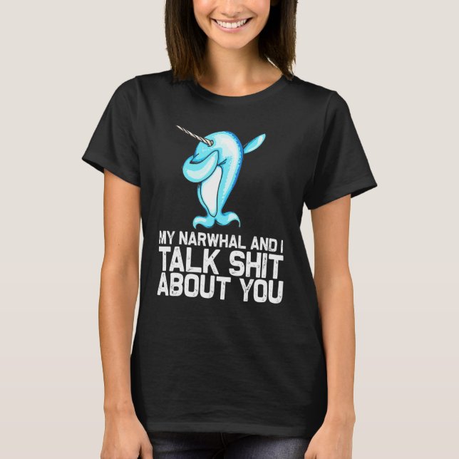 Narwhal für Männer Frauen, die den Wal von Narwal  T-Shirt (Vorderseite)