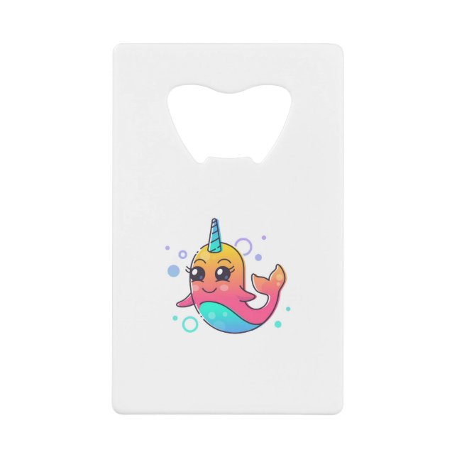 Narwhal Geldbeutel Flaschenöffner (Vorderseite)