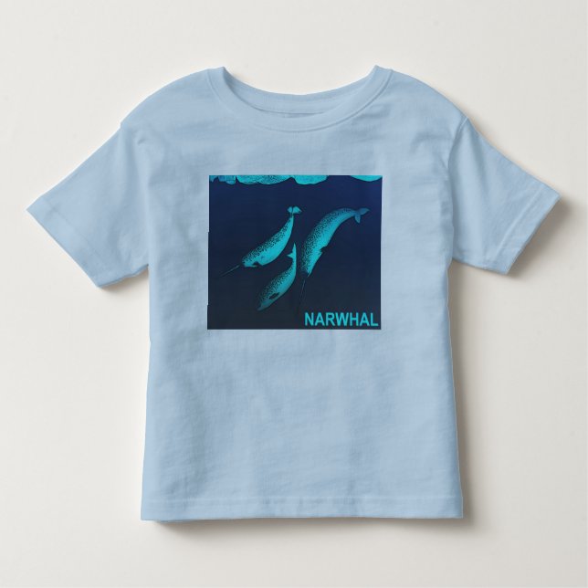 Narwhal Kleinkind T-shirt (Vorderseite)