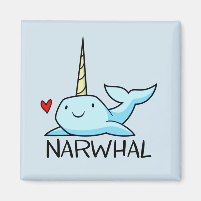 Narwhal Magnet (Vorne)
