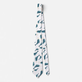 Narwhal Pattern Neck Tie Krawatte