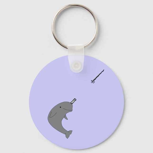 Narwhal Schlüsselanhänger (Vorderseite)