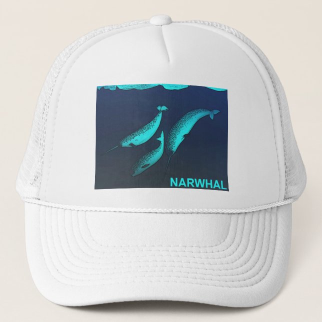 Narwhal Truckerkappe (Vorderseite)