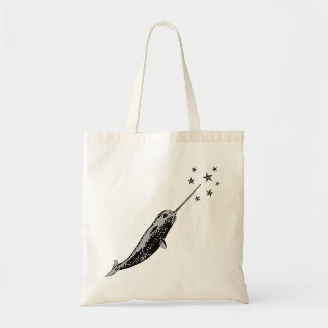 Narwhal, Unicorn der SeeTaschentasche Tragetasche (Vorne)
