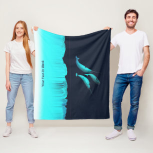 Narwhal unter dem Eis Fleecedecke