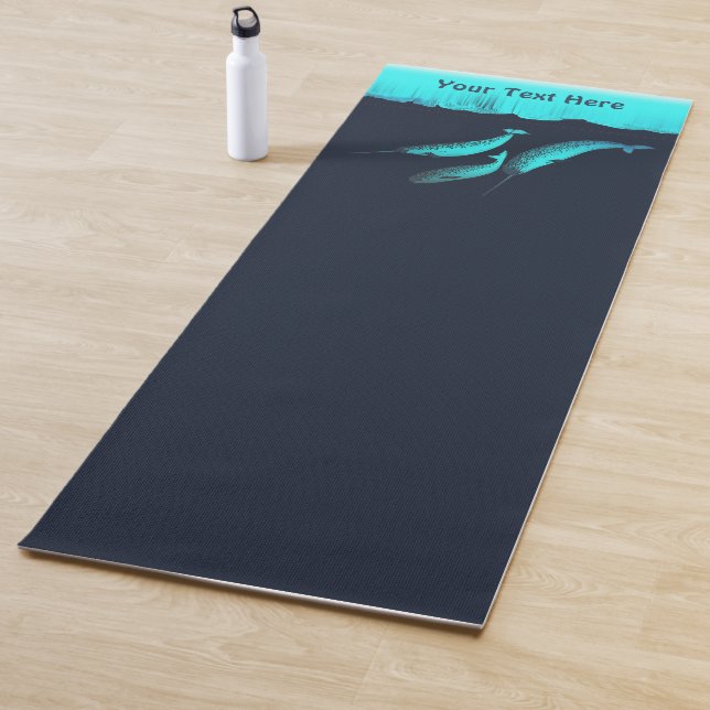 Narwhal unter dem Eis Yogamatte (Beispiel)