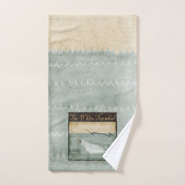 Narwhal Wal-Einhornozean-Seeseesee Handtuch (Handtuch)