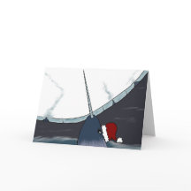 Narwhal Weihnachten beim Nordpol