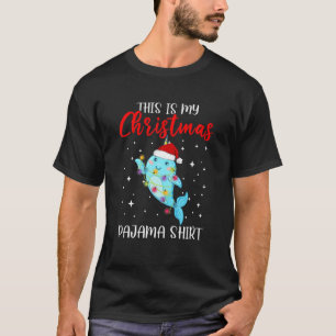 Narwhal Weihnachtsmann Dies ist meine Weihnachtsze T-Shirt