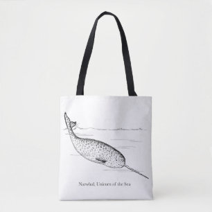 Narwhal Whale Einhorn des Meeres Tasche