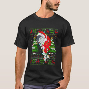 Narwhal Xmas Sweater Style Ugly Santa Narwhal Chri T-Shirt