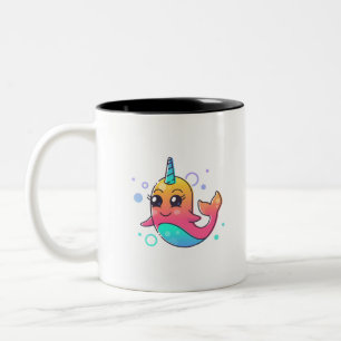 Narwhal Zweifarbige Tasse