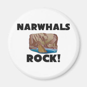 Narwhals Felsen Magnet