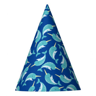 Narwhals Ozean-niedliches 1. Partyhütchen