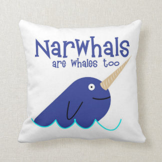 narwhals sind Kissen der Wale auch