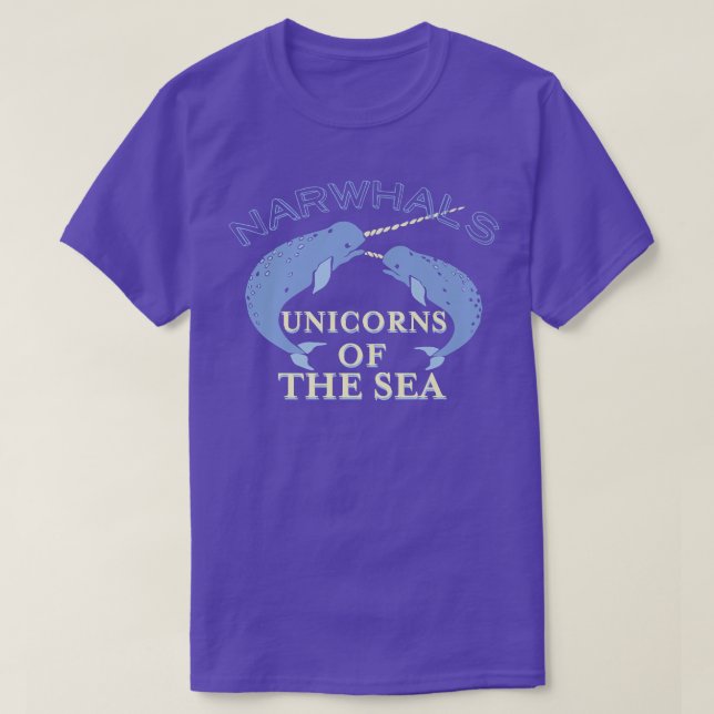 Narwhals Unicorns T-Shirt (Design vorne)