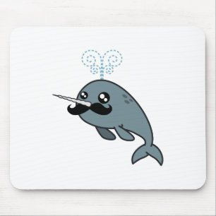 Narwhalstache Mousepad