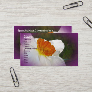 Narziss - Springtime Beauty Visitenkarte