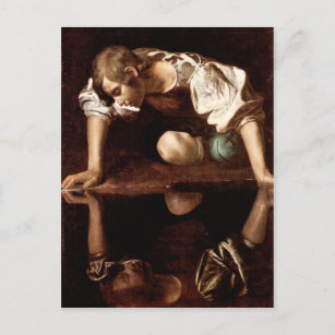 Narzisse, Caravaggio Postkarte