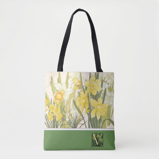 Narzisse, Narzissen und Jonquils Taschen-Tasche Tasche (Vorderseite)