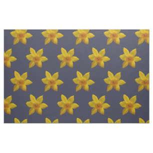 Narzissen-Blumen-Gewebe Stoff