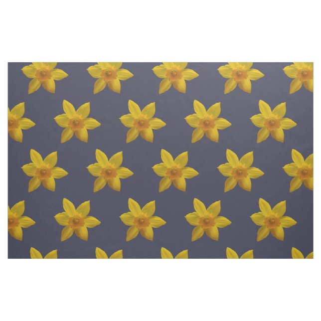 Narzissen-Blumen-Gewebe Stoff (Fat Quarter (45,7 x 55,9 cm))