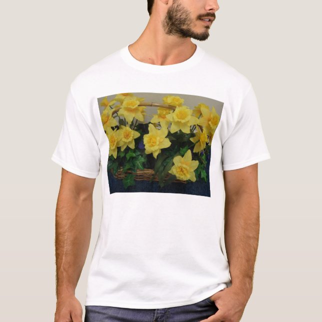 Narzissen-Korb T-Shirt (Vorderseite)