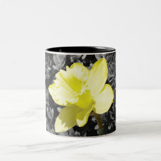 Narzissen-Tasse Zweifarbige Tasse