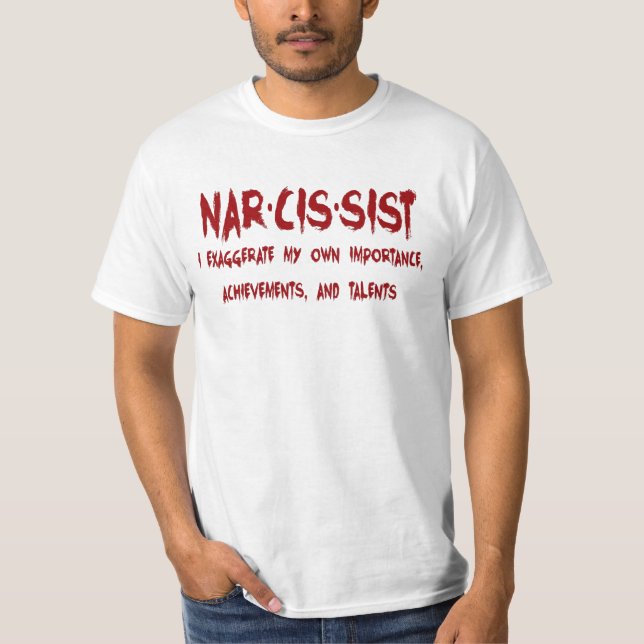 Narzisstische Definition T-Shirt (Vorderseite)