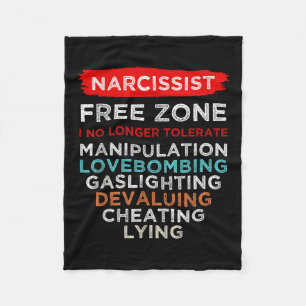 Narzisstische Narzisstische Freie Zone Bewusstsein Fleecedecke