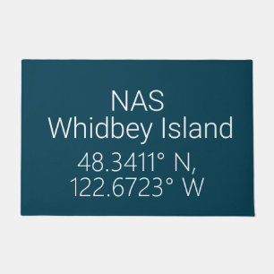 NAS Whidbey Island Latitude Länge Fußmatte