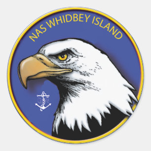NAS Whidbey Island Runder Aufkleber