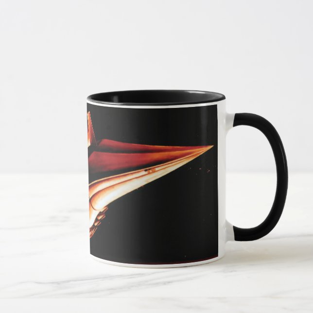 NASA Aero Space Flugzeug Shuttle 60's Artist Conce Tasse (Rechts)