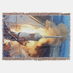 NASA Apollo 11 Moon Landing Rocket Launch Decke