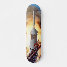 NASA Apollo 11 Moon Landing Rocket Launch Skateboard
