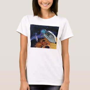 NASA Apollo 15 Subsatellitenfernbahn-Orbit-Artwork T-Shirt