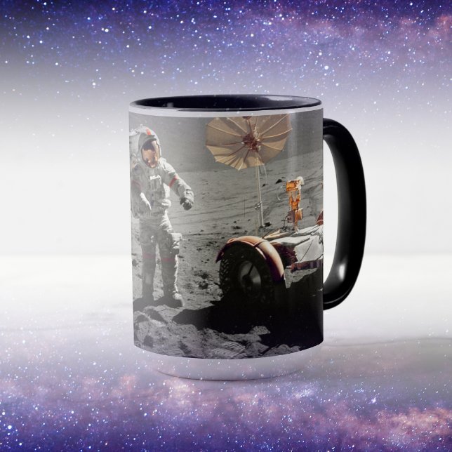 NASA Apollo 17 lunar landing mission, 1972 Tasse (Von Creator hochgeladen)