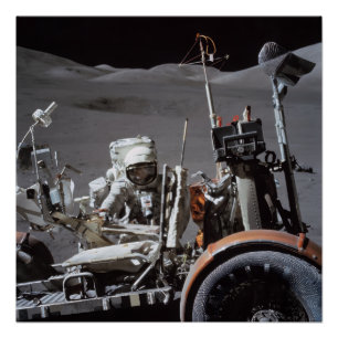 NASA-Apollo-17-Mondlandemission, 1972 Poster