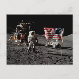 NASA-Apollo-17-Mondlandemission, 1972 Postkarte
