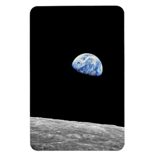 NASA Apollo 8 Earthrise Mond Lunar Orbit Foto Magnet