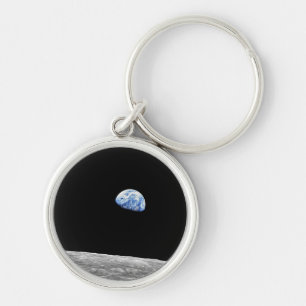 NASA Apollo 8 Earthrise Mond Lunar Orbit Foto Schlüsselanhänger