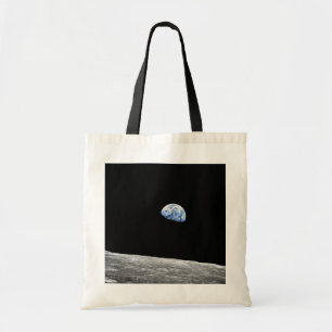 NASA Apollo 8 Earthrise Mond Lunar Orbit Foto Tragetasche