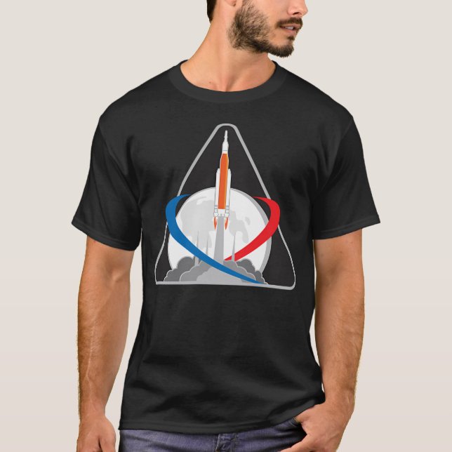 Nasa Artemis 1 Mission Patch T-Shirt (Vorderseite)