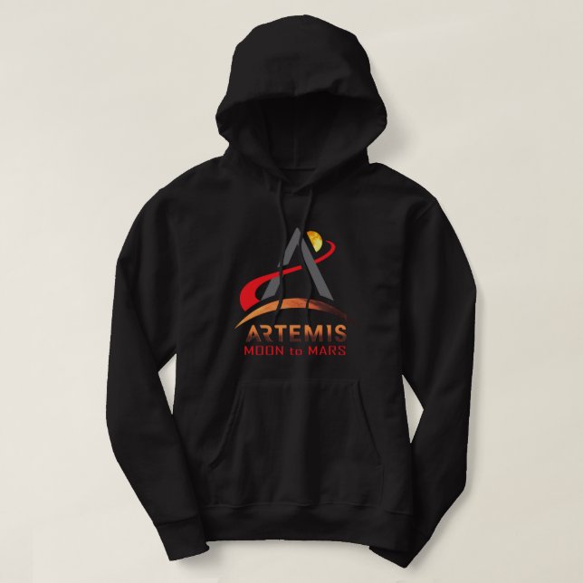 NASA Artemis 1 Mond zur Pullover Hoodi Mission der (Design vorne)