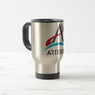 NASA Artemis-Programm-Logo Mars 2024 Astronaut Reisebecher
