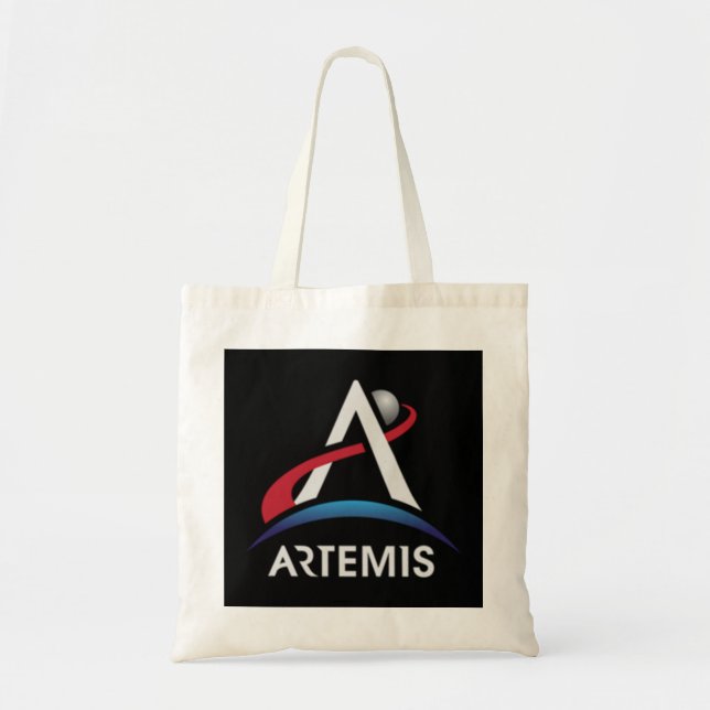 NASA Artemis Programmlogo Offiziell SD Wir werden Tragetasche (Vorne)