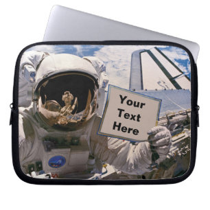 NASA Astronauten-Zeichen - Benutzerdefinierter Tex Laptopschutzhülle