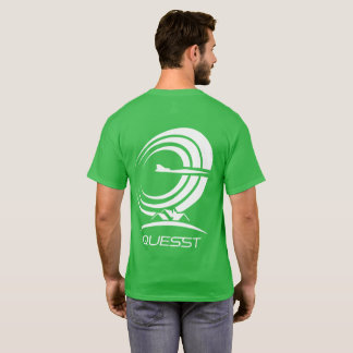 NASA befragt 1-farbiges Logo, subpersonisch grün T-Shirt